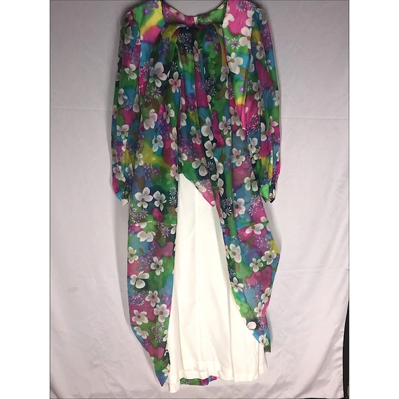 Conrad Lingerie Vintage Flower Lounge Dress - Picture 4 of 11